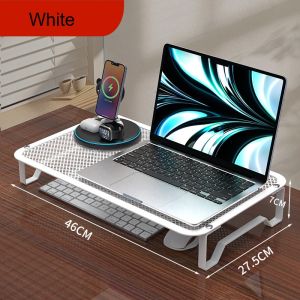 Computer Monitor Rack Stand Increase Height Shelf Laptop Base Keyboard Storage Rack
