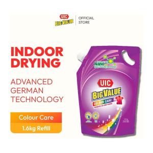 UIC Big Value Colour Care Liquid Laundry Detergent Refill Pack 1.6KG