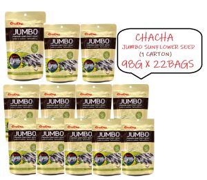 [1 CARTON] CHACHEER KUACI JUMBO SUNFLOWER SEEDS 98Gx22
