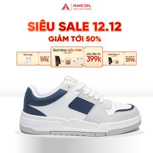 {Siêu cuối tháng} Giày thời trang nam nữ Ancol Extreme Luna size 39-44 chất liệu da thật 100% vải lót từ bã cafe đế cao su êm chân thoáng khí.