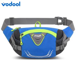 Nylon Anti-Theft Pack Belt Bags Portable Running Belt Waist Pack Elastic Breathable High Capacity with Zipper Sports Accessories