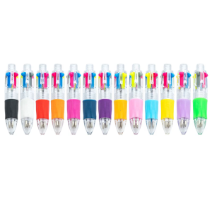 10pcs 4 Colors Retractable Ballpoint Pen Small Ballpoint Pen Multicolor Pen School Office Supplies for Student