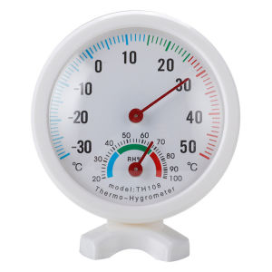 Thermometer Hygrometer Analog Jarum / Alat Pengukur Suhu Ruangan Thermometer Hygrometer Analog Thermometer Dinding Gantung
