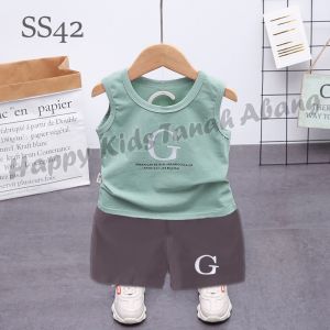 SETELAN SINGLET BAYI LAKI LAKI / PAKAIAN BAYI PEREMPUAN / SINGLET ANAK KEREN / SINGLET ANAK / BAJU SPORTY ANAK / SET PAKAIAN BAYI / SETELAN ANAK LAKI LAKI / PAKAIAN ANAK BAYI