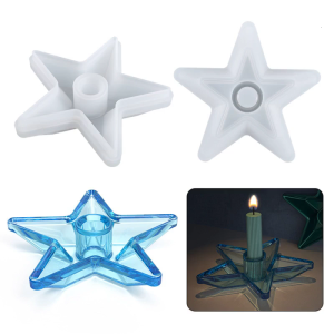 Star Holders Resin Molds Trinket Containers Trays Home Decor for DIY Casting Molds Easy to Release