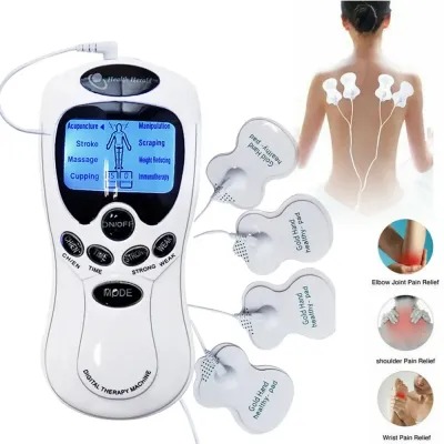 ส่งจากไทย รุ่นใหม่ เครื่องนวดกระตุ้น​ไฟฟ้า​ ​ แบบ​ ​8 จุด หน้าจอมีไฟ ปรับได้หลายโหมด​ ปรับ​ความแรง​ 15​ ​ระดับ​ ใช้ไฟบ้าน​ผ่าน USB​ ใ​ช้ถ่าน​​ แถมแผ่นเจล 8 ชิ้น มีให้ครบชุด พร้อมใช้งาน