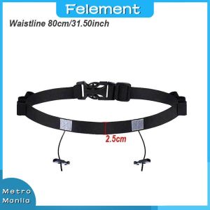 Outdoor Nylon Buckle Waistband Belt Race Number Belt Running Marathon Belt Elastic Belt