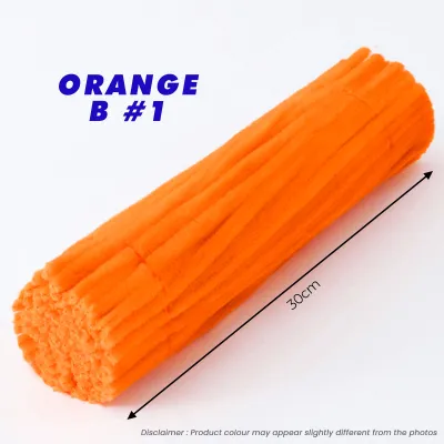 100Pcs Chenille Stems DIY Fluffy Wire Sticks Handmade Flower Art Crafts Supplies Kawat Bulu 扭扭棒