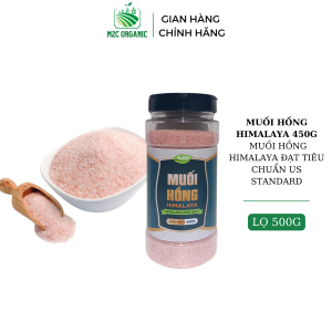 Muối Hồng Himalaya Cao Cấp M2C Organic 500g - Túi Refill Dạng Mịn Tốt Cho Sức Khỏe Hỗ Trợ Hydrat hóa