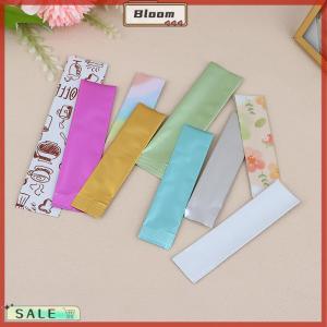 Follow Get New[Bloom Z] ถุงเก็บกาแฟผงแบบปิดผนึกด้วยความร้อน50ชิ้นถุงฟอยล์อลูมิเนียมแบบเปิดด้านบนถุงใส่น้ำผึ้งบรรจุภัณฑ์ตัวอย่างขนาดเล็ก