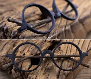 Gọng kính Acetate Posesion Toko phong cách Retro mắt kính tròn nam nữ chính hãng