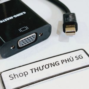 Cáp chuyển Mini DisplayPort ra VGA (Mini DB to VGA) / Cáp dài 20Cm (KINGMASTER)