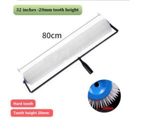 9in/32in Self Leveling Cement Tools Needled Deflated Drum Cleat Floor Paint Defoaming Drum Floor Paint Tool