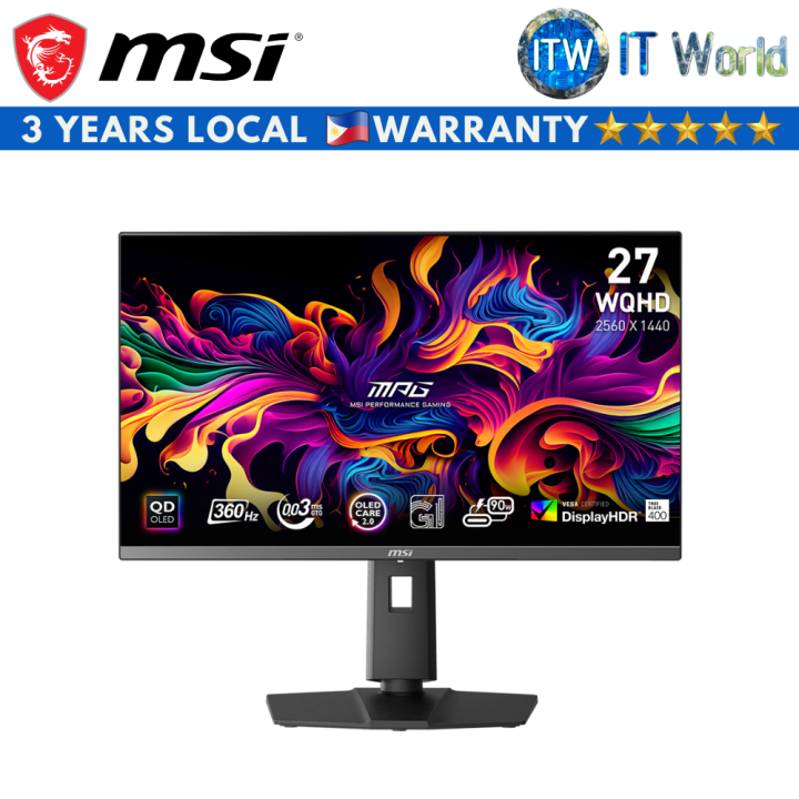 Msi Mpg 271qrx 27 Qhd2560 X 1440 360hz Qd Oled 003msgtg