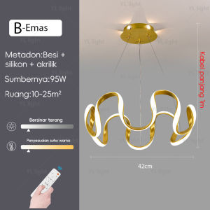 Lampu gantung ruang makan lampu gantung lampu hias LED modern sederhana lampu gantung ruang tamu lampu kamar tidur Nordik baru lampu