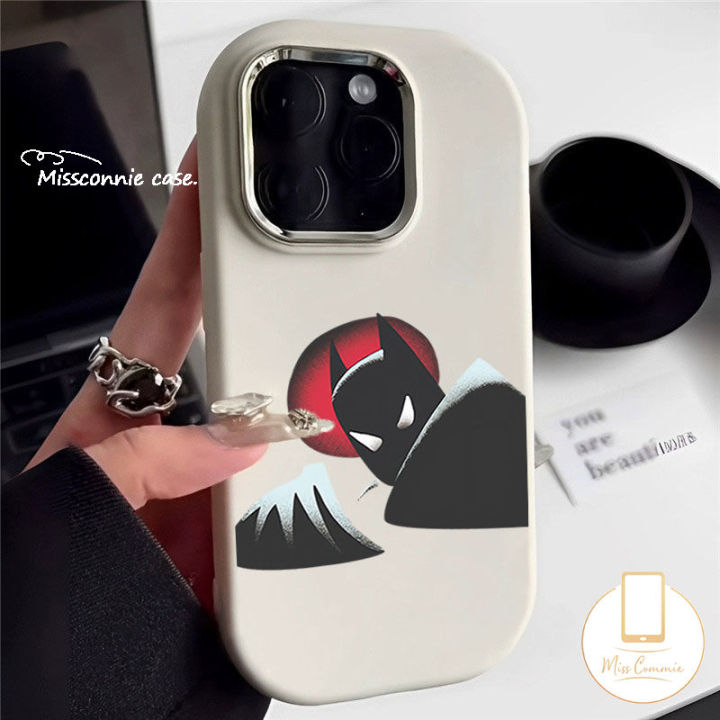MissConnie Fashion Cartoon Art Sun Batman Phone Case Compatible