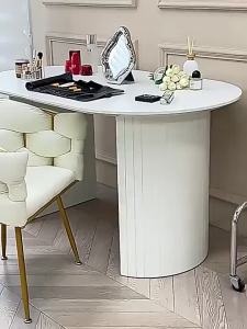 Single Sofa Chair Light Luxury Simple Makeup Dressing Table Stool Manicure Table Back Chair