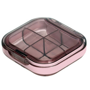 HKStorage Travel Portable Mini Medicine Pill Box Plastic Storage Container Pill Case For Tablets Small Pillbox Organizer Bottle 4/6 Grids
