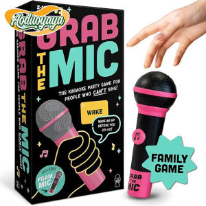 Perfect Mom and Baby Karaoke Board Game Microphone Party Toy Lyric Cards Tahan Lama Rumah Tangga Family Gathering Birthday Gift