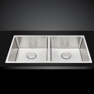 Chậu Rửa Chén Malloca MS 6075 - Inox 304 - Ngang 75cm - 2 Hộc bằng nhau - Lớp chống ồn và chống ngưng tụ nước dưới đáy chậu - Bảo hành chính hãng 3 năm