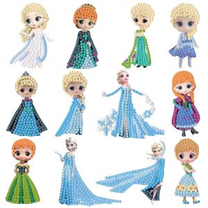 ✨💖💎 [MANY DESIGN] Super Mario ENGLISH PACK Magic DIY Beans Art l Bean Beads Craft Kit l Stickers l Pokemon Paw Patrol Frozen Superhero Spiderman Baby Shark Princess Fortune Cat Dinosaur Animal l Kids Children Toy l l Christmas Gifts
