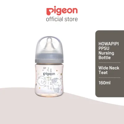 Pigeon SofTouch™ Wide Neck PPSU BPP Nursing Bottle 160ml/240ml - Howapipi