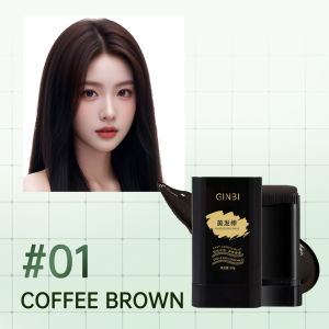 Hair Dye Stick Waterproof and Sweatproof Hair Dye Stick 2025 New 2-in-1 Hair stick Portable Hair Dyeing Comb Gray Hair White Hair Quick Touch Up Cover Up