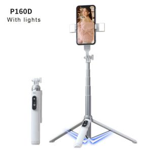 LinJn Tripod Selfie Stick Tripod Phone Holder Mobile Bluetooth Tripod Stand with Remote Control Ring Light Telescopic Rod