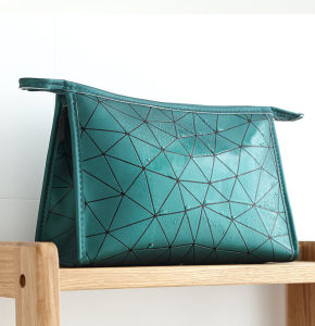 Makeup Bag Waterproof Travel Cosmetic Bag PU Toiletries Kit Organizer with Zippered Large Portable Storage Bag