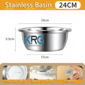 Thickend Stainless Steel Colander Strainer Basin Set Multifunctional Mixing Bowl Kitchenware Food Grade Basin Drainer
