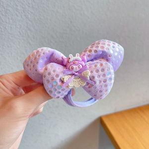 Childrens elastic bands cute bow ties rubber bands hair bands baby girls hair ropes girls high elasticity headband hair accessories