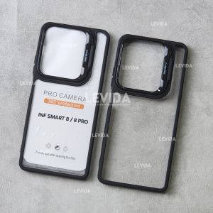 Case Antishockproff Clear Stand Ring Kamera for Tecno Spark 20 Tecno Spark 20C