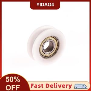 【YIDAO4】 Di chuyển cửa và cửa sổ trượt bánh xe 626 mang ròng rọc 6x22x7 mét phẳng bánh xe hình chữ U rãnh Nylon Pad tiêm vật liệu