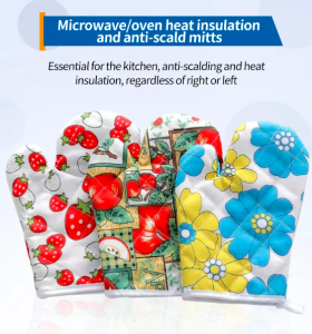 SARUNG TANGAN OVEN ANTI PANAS / SARUNG TANGAN TAHAN PANAS Bahan Kain Berkualitas TERLARIS