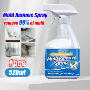 2X Powerful 👍 CLENEST Mold Remover Spray 520ml Used to remove black stains from bathroom tiles wall curtains furniture Eliminate 99.9% of fungi !Mold and mildew remover Mildew and mold removal spray mold remover cleaner