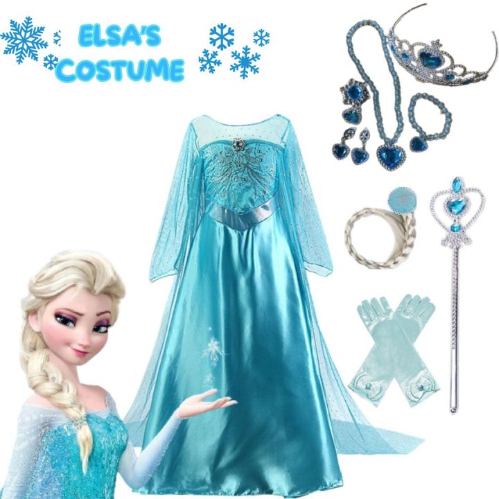 Girls Elsa frozen Costume Girl Princess Dress Snow Queen Dress Costume Up Party Birthday Halloween Christmas Dress | Lazada PH Girls Elsa frozen Costume Girl Princess Dress Snow Queen Dress Costume Up Party Birthday Halloween Christmas Dress | Lazada PH