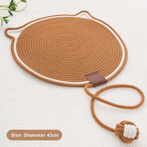 Cat Scratch Pad Cat Scratch Mat Cotton Rope Anti-scratch Claw Grinding Pad Pet Sleep Mat Cat