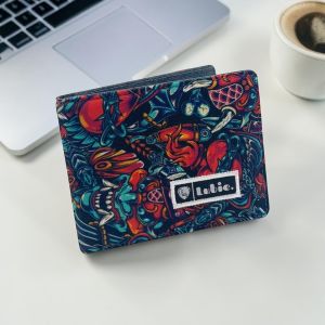Lubie Dompet Lipat Pria Canvas Polyester Barong