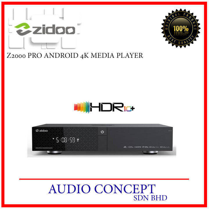 Zidoo Z2000 Pro Android 4K Media Player | Lazada