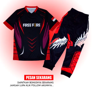 PROMO SETELAN CELANA ENJEL FF ANAK GRATIS NAMA SUKA SUKA