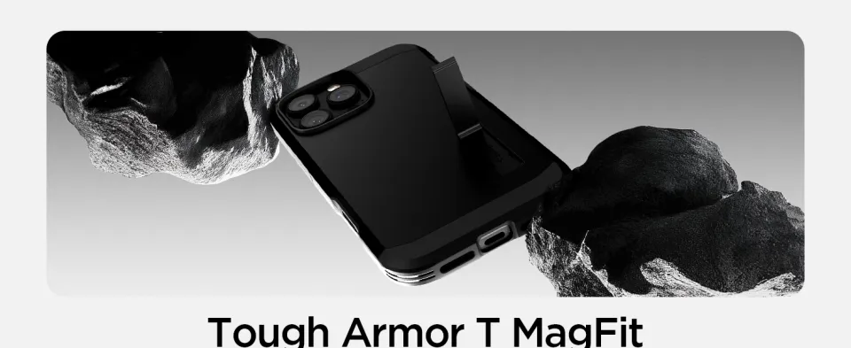 Spigen Tough Armor (AI) MagFit Case voor iPhone 16 Pro, Compatibel met