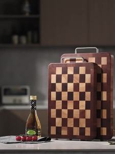 Cutting Board Wood Kitchen Board Cutting Chopping Board Antibacterial Thickened Log Wood Cutting Board
