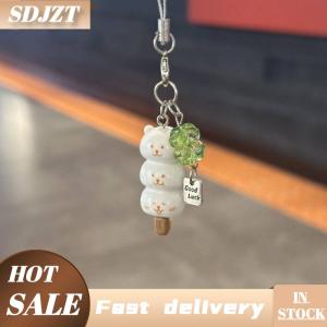 SDJZT Dễ thương Lucky Leaf điện thoại Charms Mặt dây chuyền Kawaii mèo trường hợp cho điện thoại CCD máy ảnh Ins Hàn Quốc New handmade phụ kiện tự làm