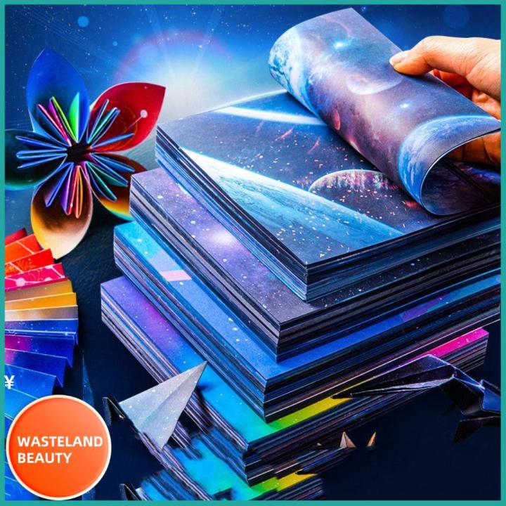 WASTELAND BEAUTY Square Fold Craft DIY Gift For Kids Scrapbooking Paper