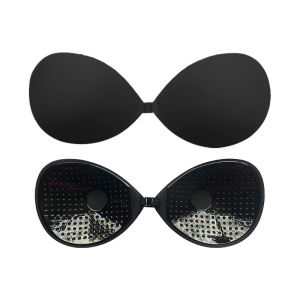 Silicone Nipple patch Strapless Push-up Lingerie Women Invisible Underwear Bra Nipple Cover Patch Black Skin Color Seamless Cup