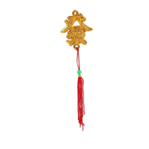 6Pcs/set Chinese New Year Small Red Lanterns Spring Festival Fu Yuanbao Tassel Bonsai Plants Access Hanging Pendent Decorations
