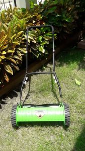 Lawn Mower รถตัดหญ้าเดินเข็นรุ่น2ล้อ ไม่ใช้น้ำมัน ไม่ใช้ไฟฟ้า ไม่สิ้นเปลืองพลังงาน เหมาะสำหรับหญ้าสั้นๆ2-5ซม.