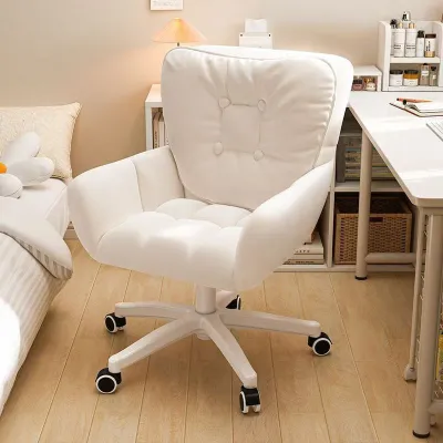 Furniture Chair Home Computer Chair Adjust Height Recline Kerusi Bedroom Dressing Chair Kerusi Pejabat Lift Swivel Chair