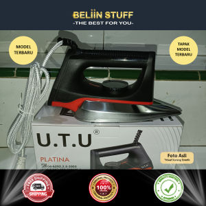 Setrika Listik/ Gosokan Baju/ Meja Setrika/ Setrika Elektrik Merek UTU tipe SE-1101 SS & PLATINA