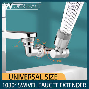 1080 ° Swivel Faucet Aerator Splash Filter Sink Faucet Extension Bathroom Kitchen Nozzle Bubbler Sink Accessories